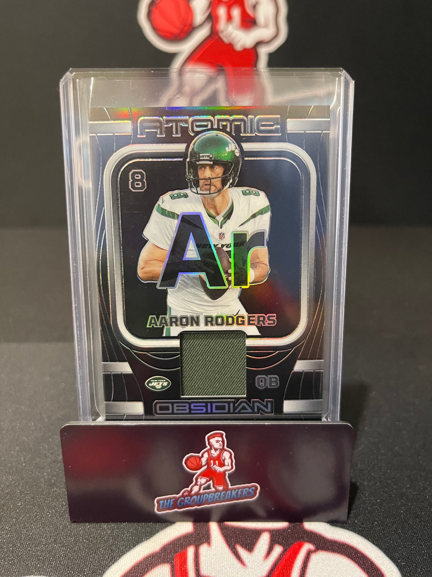 2023 Obsidian Aaron Rodgers Atomic Patch Card